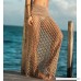 S Shy Womens Sexy Crochet Tan Fishnet Bikini Cover up Swimwear Beach Skirt One size fits most B01DAOBONO